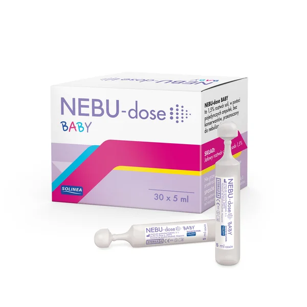 Nebu-Dose Baby 1,5% Kochsalzlösung zur Inhalation für Säuglinge, ideal zur Schleimlösung und Behandlung von Atemwegserkrankungen
