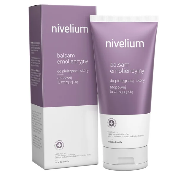 Nivelium Balsam – dermatologischer Emollient zur Pflege trockener und atopischer Haut, 180 ml