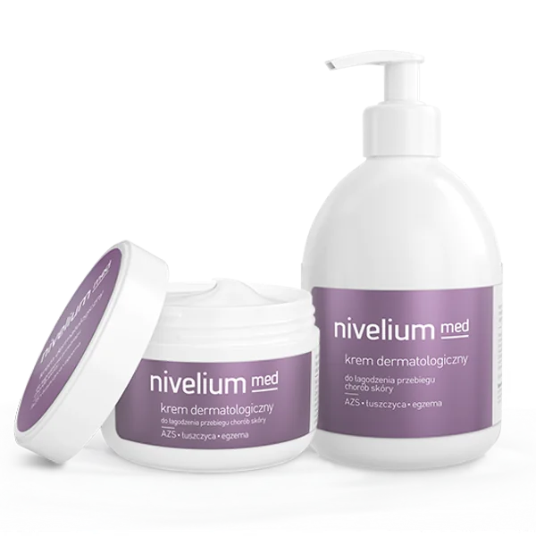 Nivelium Med Creme bei Neurodermitis, Psoriasis und Ekzemen – beruhigende Pflege für gereizte, trockene Haut, 450 ml Tube