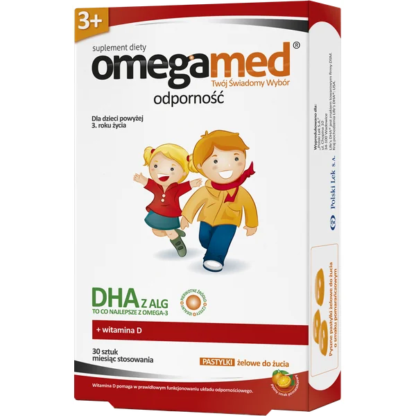 Omegamed Immunität 3+ Gel-Tabletten für Kinder – mit DHA und Vitamin D zur Unterstützung des Immunsystems von Kindern ab 3 Jahren
