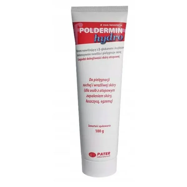 Poldermin Hydro Creme 100 ml feuchtigkeitsspendend für trockene und atopische Haut mit natürlichem Leinsamenextrakt