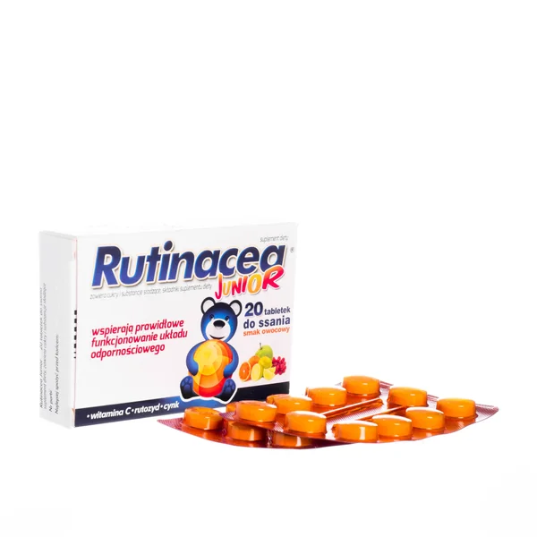 Rutinacea Junior Lutschtabletten – Nahrungsergänzung mit Vitamin C, Zink und Rutosid zur Unterstützung des Immunsystems bei Kindern