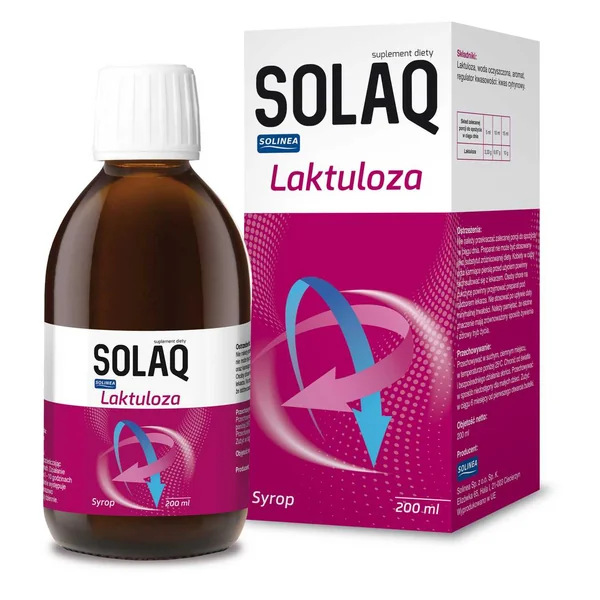 Solaq Solinea Sirup 200 ml – Lactulose gegen Verstopfung bei Kindern und Erwachsenen, sanfte Darmhilfe
