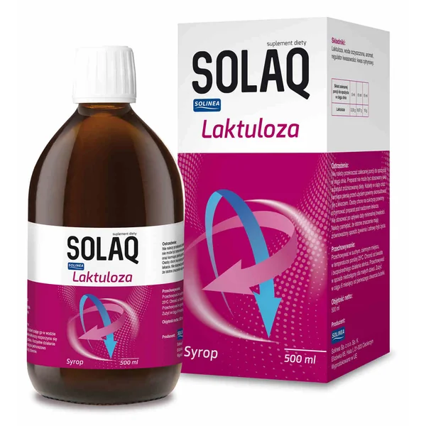Solaq Solinea Sirup 500 ml – Lactulose gegen Verstopfung bei Kindern und Erwachsenen, sanfte Darmhilfe