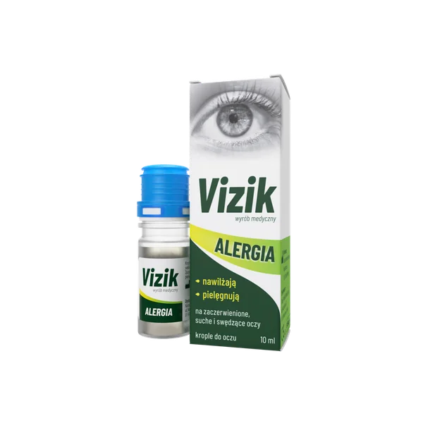Vizik Alergia Augentropfen 10 ml – natürliche, konservierungsmittelfreie Tropfen gegen allergische Augenbeschwerden