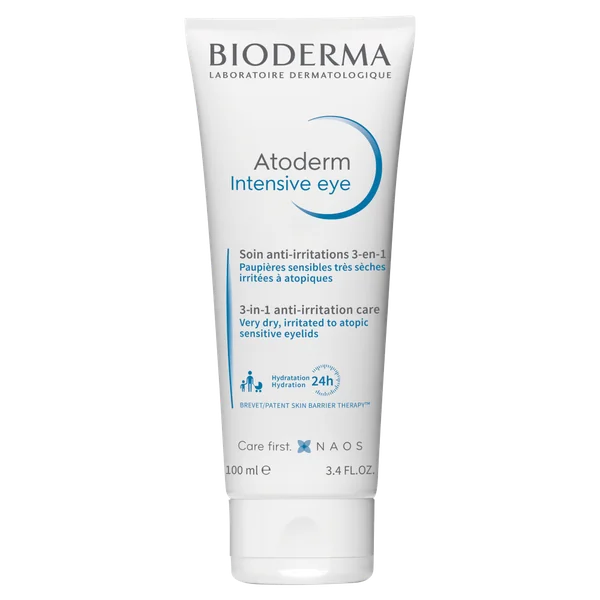 Bioderma Atoderm Intensive Eye 3in1 Augencreme – Pflege für trockene und gereizte Haut der Augenlider, beruhigend und regenerierend.