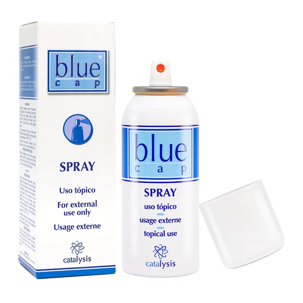 Blue Cap Spray Hautpflege Produkt zur Behandlung von Psoriasis und Ekzemen, 100 ml