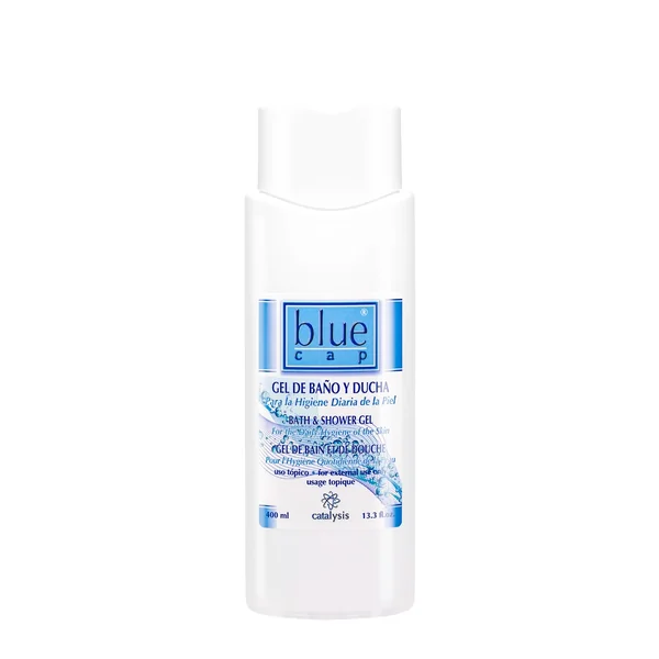 Blue Cap Waschgel Flasche 400 ml für Psoriasis und empfindliche Haut