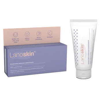 Lanoskin Creme mit 100 % reiner Lanolin für empfindliche, trockene und atopische Haut – intensive Pflege und Feuchtigkeit