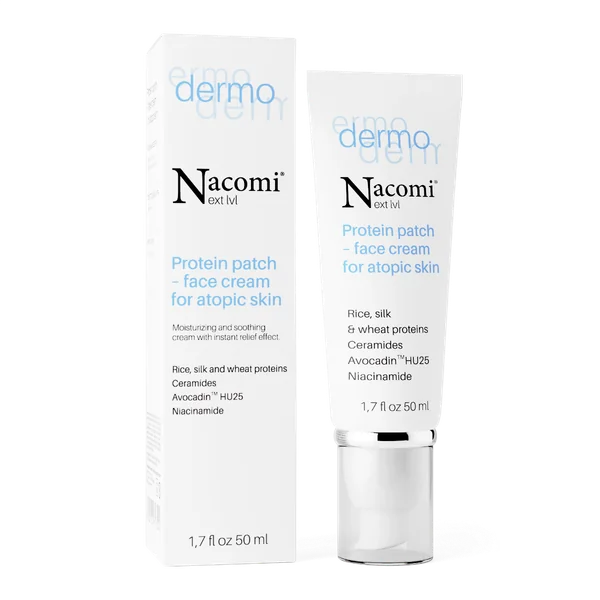 Nacomi Next Level Dermo Protein Pflaster-Creme 50 ml für trockene und atopische Haut