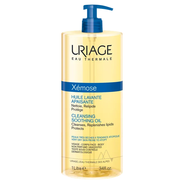 Uriage Xémose Duschöl 1000 ml – sanfte Reinigung und Pflege für trockene und empfindliche Haut