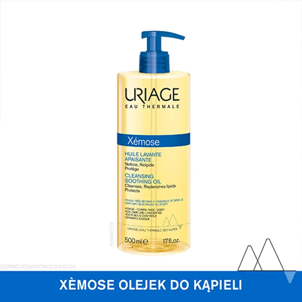 Uriage Xémose Duschöl 500 ml – sanfte Reinigung und Pflege für trockene und empfindliche Haut