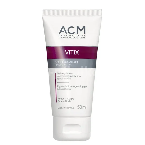 Vitix Gel zur Pflege von depigmentierter Haut, unterstützt die Hautregeneration bei Vitiligo