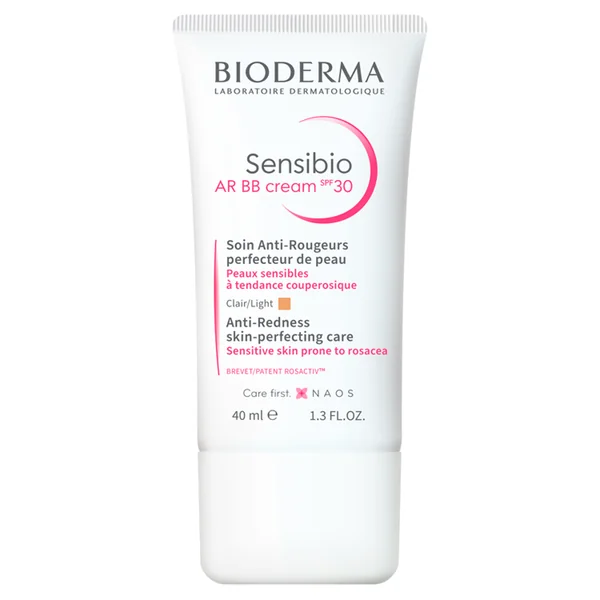 Bioderma Sensibio AR BB-Creme 40 ml für empfindliche Haut, reduziert Rötungen, spendet Feuchtigkeit und gleicht den Teint aus