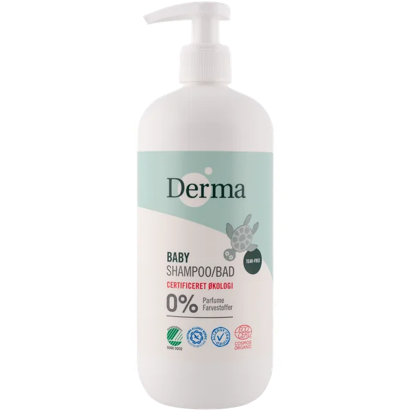 Derma Eco Baby Shampoo und Waschgel 500 ml – sanfte, vegane Pflege für Neugeborene und empfindliche Babyhaut
