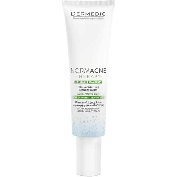 Dermedic Normacne Therapy ultrafeuchtigkeitsspendende Creme 40 ml für fettige und zu Akne neigende Haut zur Unterstützung der Therapie