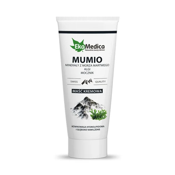 EkaMedica Mumio Salbe 200 ml für intensive Hautpflege, Feuchtigkeit und Regeneration bei trockener und gereizter Haut