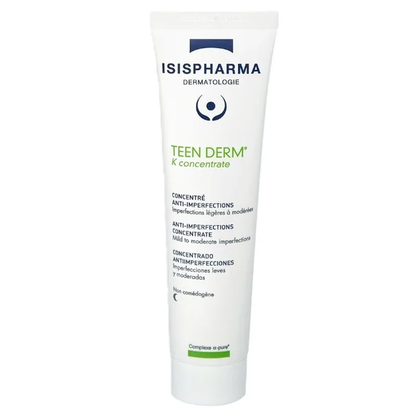 IsisPharma Teen Derm K Serum 30 ml – Keratoregulierendes Serum für fettige und zu Akne neigende Haut zur Reduzierung von Unreinheiten