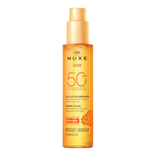 Nuxe Sun Set mit Sonnenöl für Gesicht und Körper SPF 50 150 ml und After-Sun-Balsam 100 ml