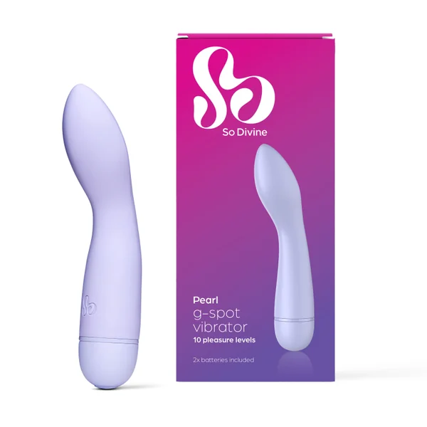 So Divine Finger Stimulator G-Punkt Vibrator, 1 Stück, 10 Vibrationsfunktionen, ergonomisch, wasserdicht, aus Premium-Silikon, gezielte G-Punkt Stimulation