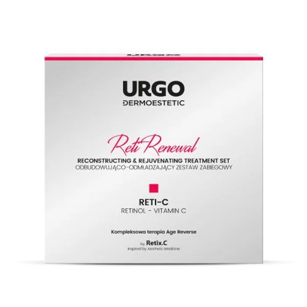 Reti-Renewal regenerierendes Anti-Aging Behandlungsset mit Retinol, Vitamin C und Glycolsäure für Gesicht, Hals und Dekolleté.