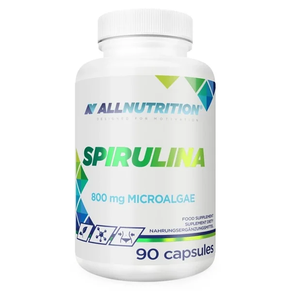 ALLNUTRITION Spirulina 90 Kapseln – natürliche Algen zur Unterstützung von Immunsystem, Stoffwechsel und Energie