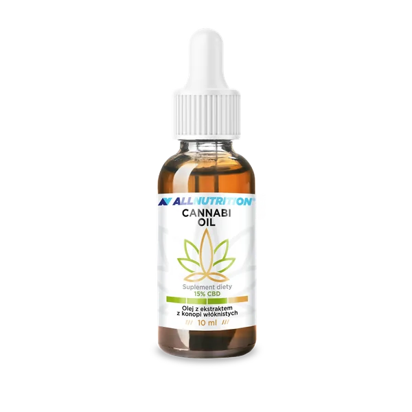 Allnutrition Cannabi Oil 15% 10 ml Flasche – CBD Öl für natürliche Entspannung und Stressausgleich