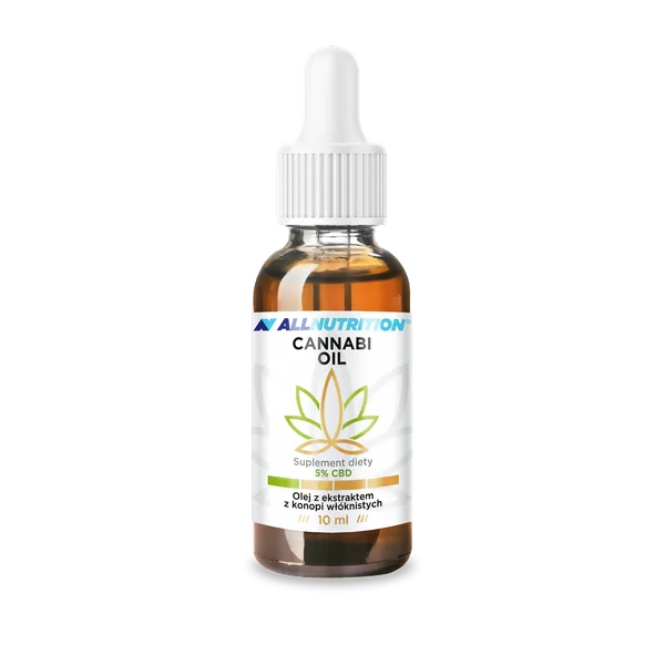 Allnutrition Cannabi Oil 5% 10 ml – Flasche Hanföl mit CBD