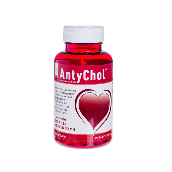 AntyChol Nahrungsergänzung Kapseln zur Senkung des Cholesterinspiegels mit Pflanzensterolen