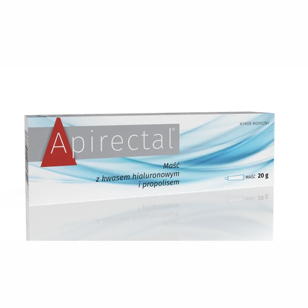 Apirectal Salbe 20 g gegen Hämorrhoiden mit Hyaluronsäure und Propolis – lindert Juckreiz und Entzündungen im Analbereich