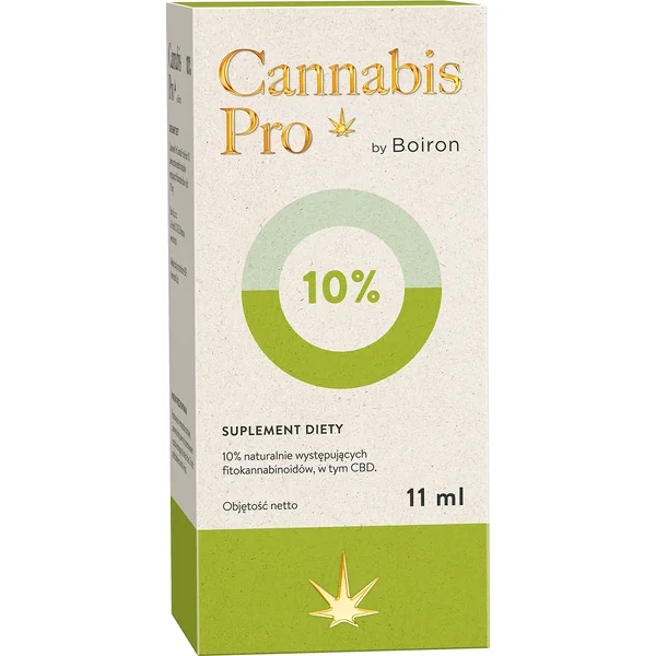 Cannabis Pro von Boiron 10% Öl – Nahrungsergänzungsmittel mit Hanföl und Phytocannabinoiden 11 ml