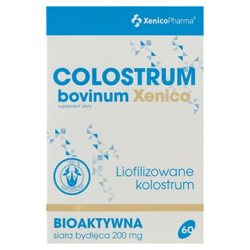 Colostrum bovinum Xenico Nahrungsergänzungsmittel 60 Kapseln – stärkt Immunsystem, Vitalität und Darmgesundheit