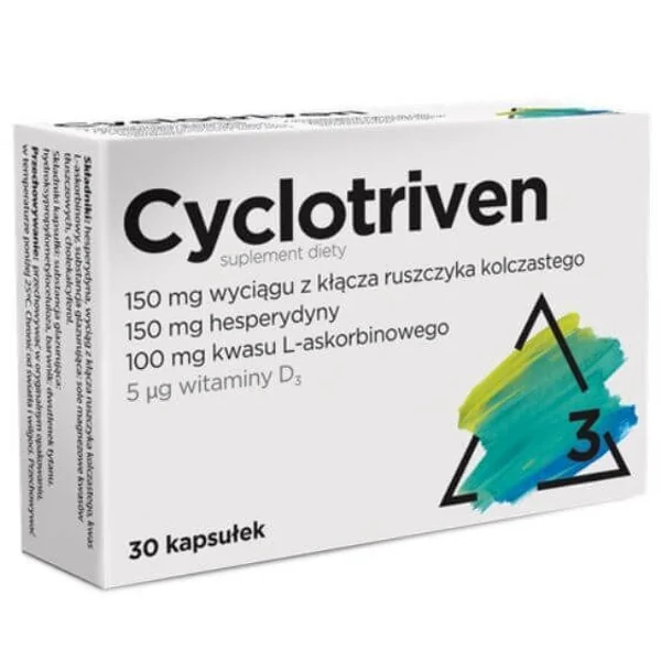 Cyclotriven Venentabletten – Nahrungsergänzung für gesunde Beine, Durchblutung und Linderung von schweren Beinen.