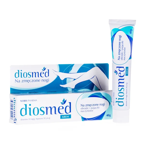 Diosmed Creme 40 g zur Linderung schwerer Beine, Reduktion von Besenreisern und Schwellungen, pflegend und kühlend für die Beine