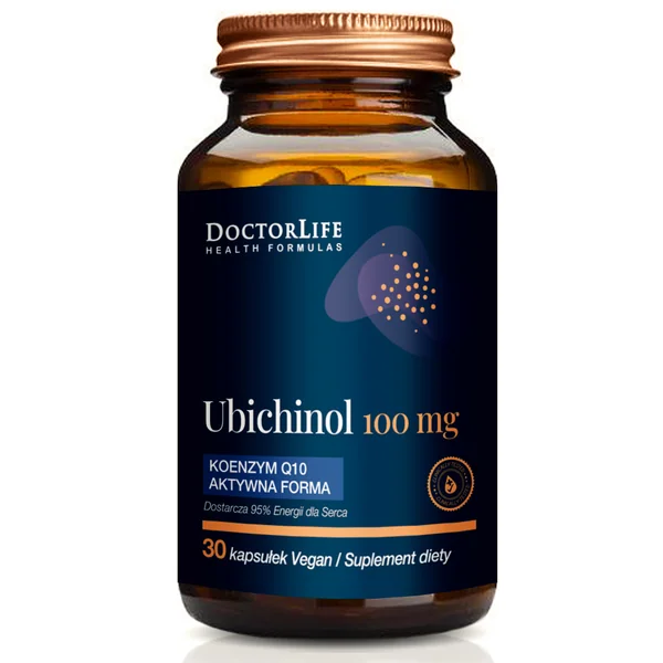 Doctor Life Ubichinol 100 mg Kapseln – aktives Coenzym Q10 für Herz, Anti-Aging und Vitalität