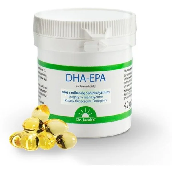 DHA-EPA Kapseln 60 Stück – Mikroalgenöl aus Schizochytrium sp., reich an DHA und EPA, veganes Omega-3 Supplement