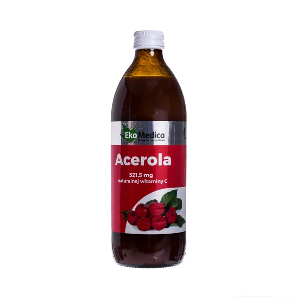 EkaMedica Acerola 100 % Saft 500 ml – natürlicher Vitamin C Saft zur Stärkung des Immunsystems