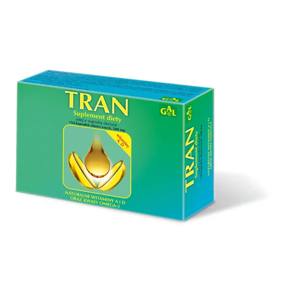 GAL Tran Kapseln – Kabeljauleberöl mit Omega-3, Vitamin A und D zur Unterstützung von Herz, Gehirn, Knochen und Sehkraft