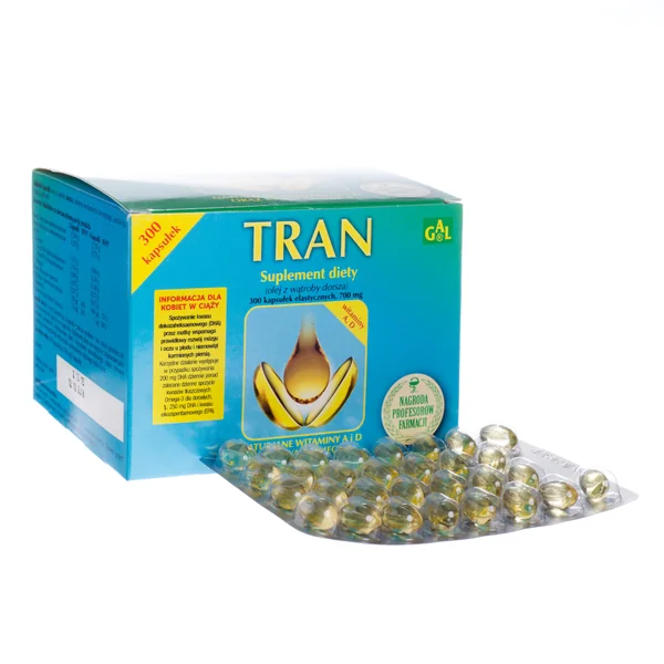 GAL Tran Kapseln 700 mg – Fischölkapseln mit Omega-3 in Packung mit 300 Stück