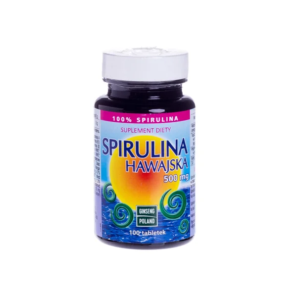 Hawaiianische Spirulina mit Ginseng 500 mg Tabletten – natürliche Energiequelle, reich an Vitaminen und Eisen