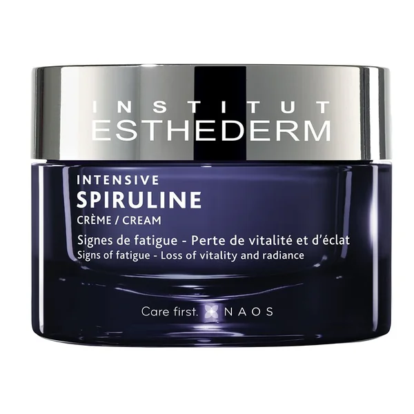 Institut Esthederm Intensive Spiruline Creme 50 ml, straffende und regenerierende Pflege für trockene und müde Haut