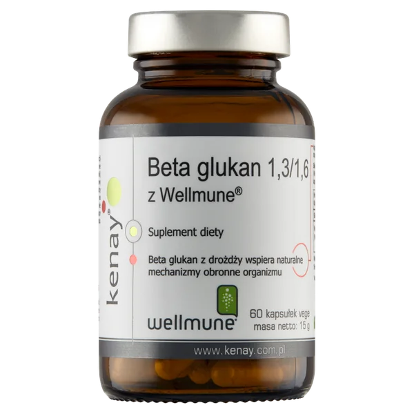KenayAG Beta-Glucan 1,3/1,6 Wellmune, 60 Kapseln – Nahrungsergänzung zur Unterstützung des Immunsystems mit aktivem Beta-Glucan