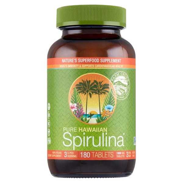 KenayAG Hawaiianische Spirulina Pacifica 1000 mg Tabletten – natürliche Algen zur Unterstützung von Immunsystem und Energie