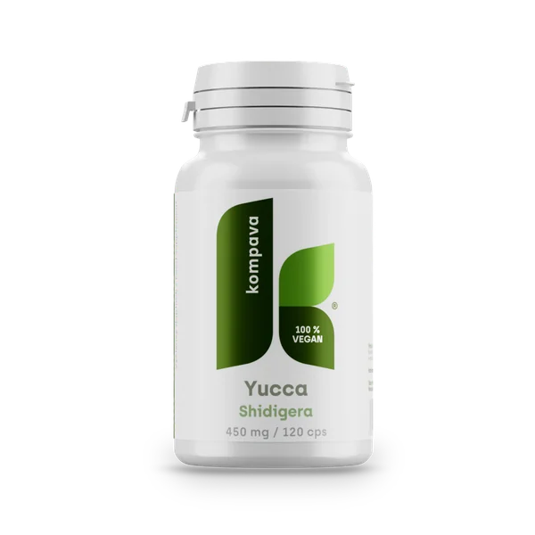 Kompava Yucca Shidigera 450 mg 120 Kapseln – Detox und Unterstützung für Herz-Kreislauf und Cholesterin