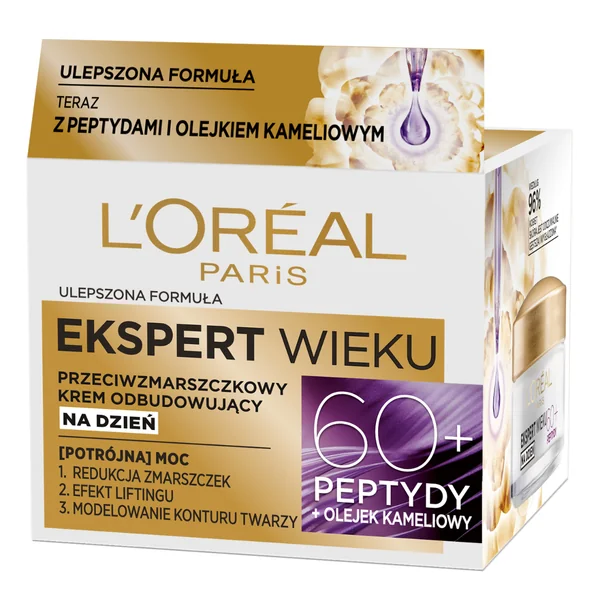 L’Oréal Age Expert Anti-Falten Tagescreme 60+ für reife Haut, 50 ml, reduziert Falten und strafft Gesichtskonturen