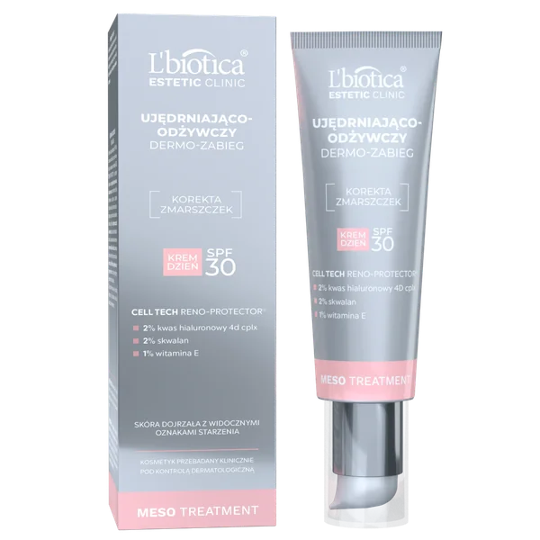 L'biotica Estetic Clinic Meso Treatment Tagescreme SPF 30, 35 ml – straffende und nährende Anti-Aging Pflege für reife Haut