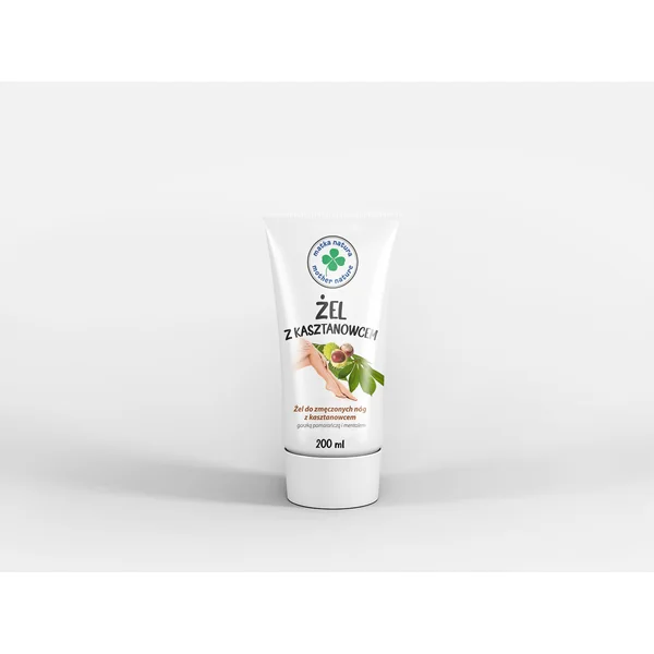 Matka Natura Aktiv-Gel für müde Beine mit Rosskastanie, Bitterorange und Menthol, 200 ml