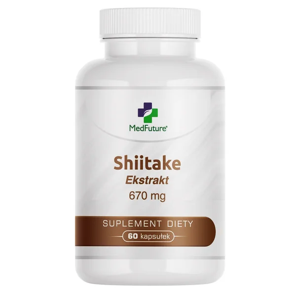 Med Future Shiitake 670 mg 60 Kapseln – Shiitake-Extrakt zur Unterstützung von Immunsystem und Herzgesundheit