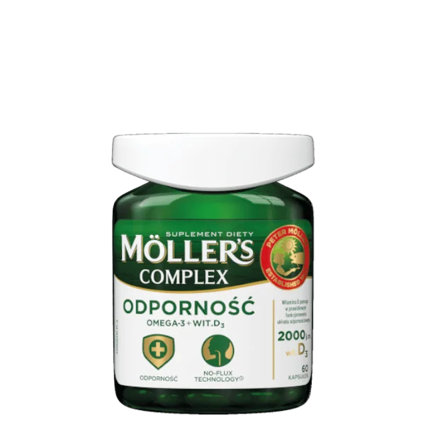 Möller’s Complex 60 Kapseln – Omega-3, DHA, EPA, Vitamin D3 & K2 für Herz, Gehirn, Knochen und Immunsystem