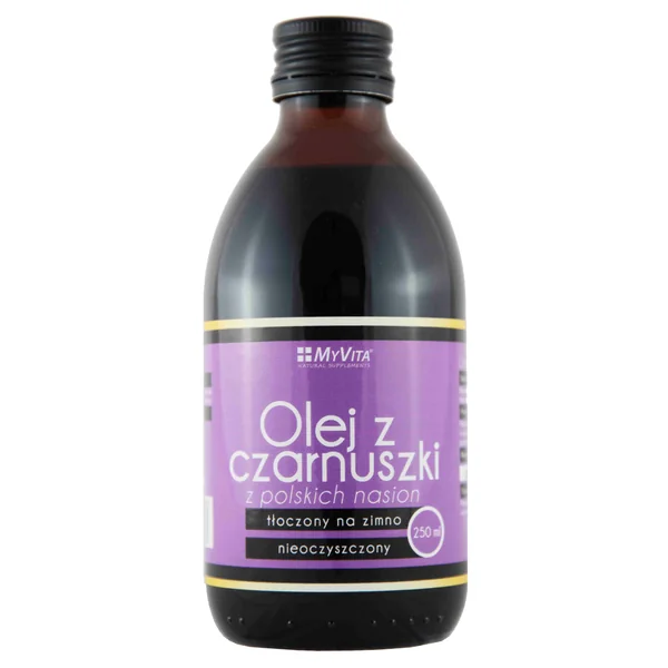 MyVita Schwarzkümmelöl 100% kaltgepresst – natürliches Nigella sativa Öl, unterstützt Magen, Leber und Immunsystem